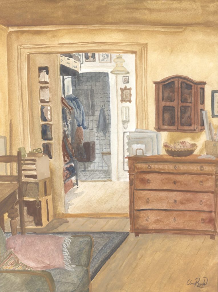Gouache maleri