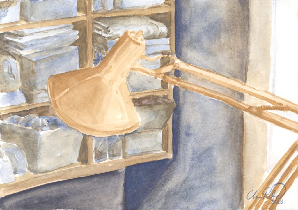 Gouache maleri
