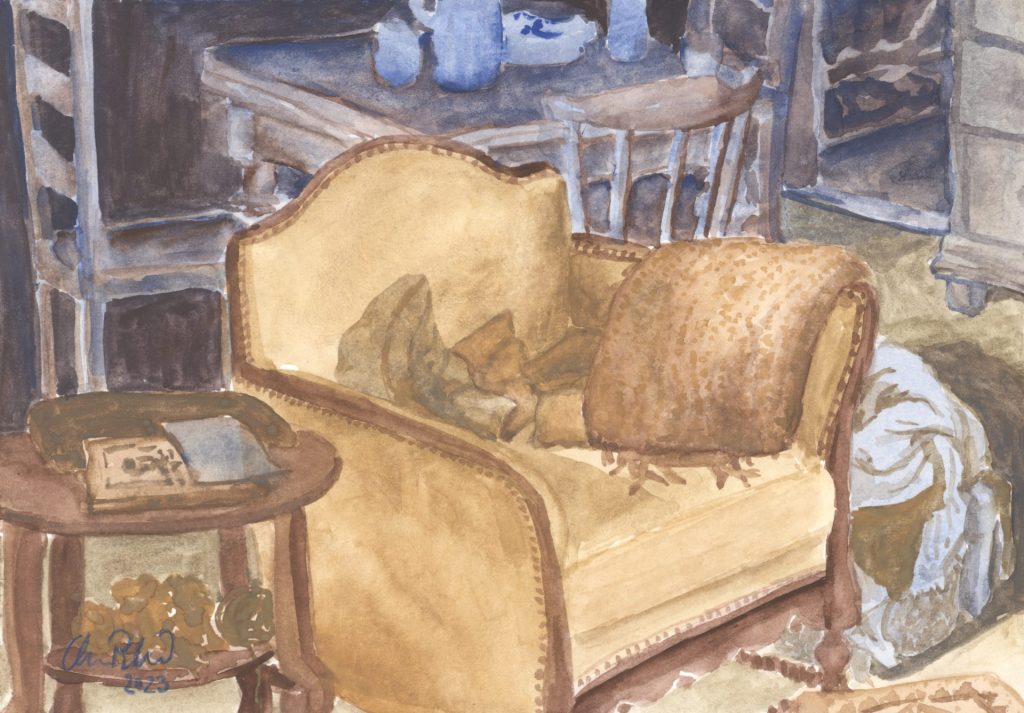 Gouache maleri